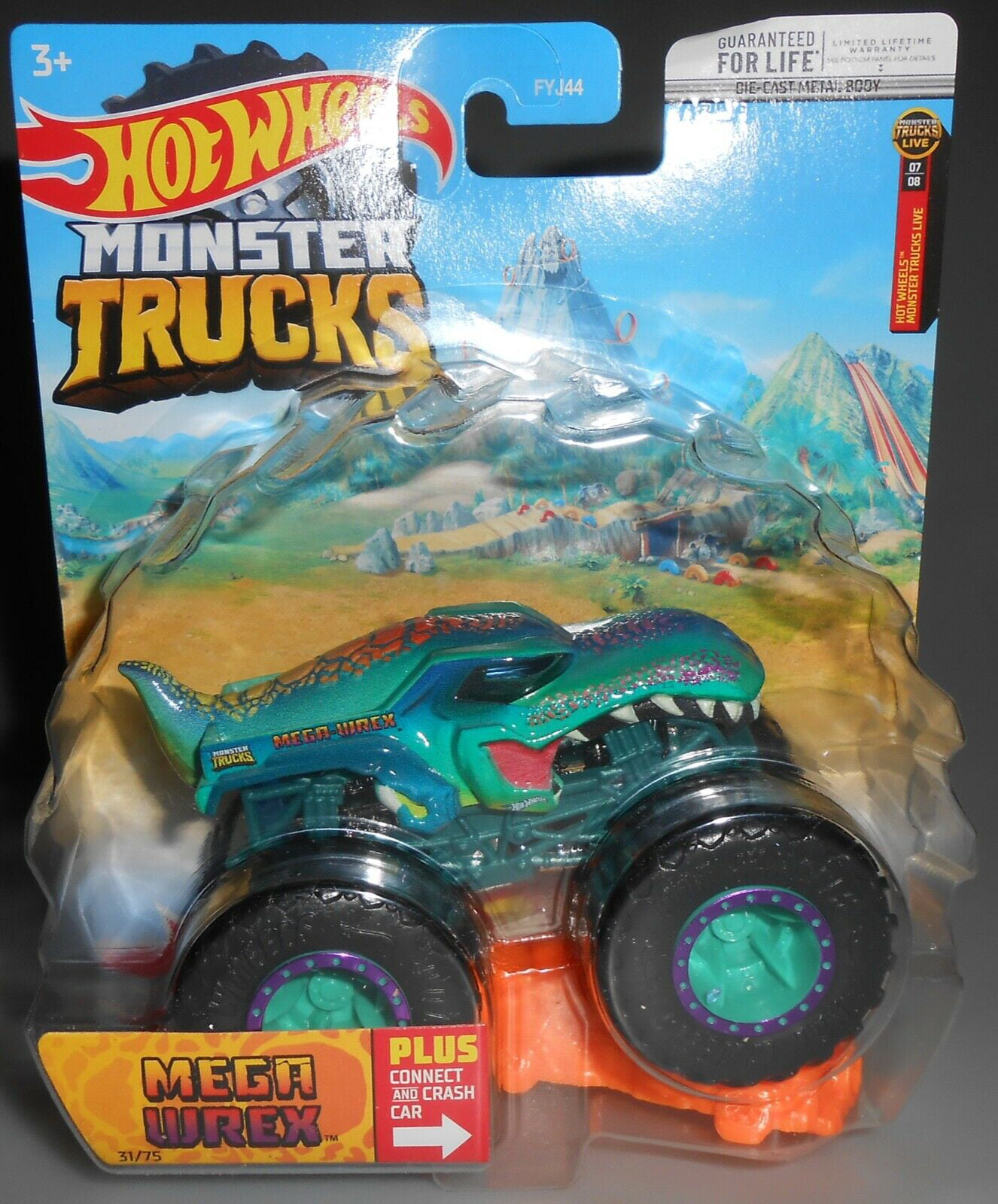  Hot Wheels Monster Trucks - MEGA WREX - Comic Book Crashers -  67/75-2022 : Toys & Games