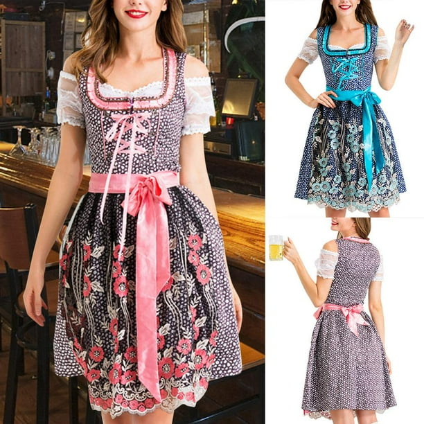 Dirndl German Traditional Dress Oktoberfest Women s Costumes
