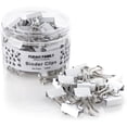 thumbnail image 1 of shiyou-Small Binder Clips, 3/4 Inch (19mm), 50 Pack Mini Clips (White), 1 of 4