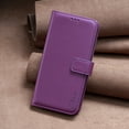 thumbnail image 4 of Premium High Quality Wallet Case For Samsung S22 Plus, Strong Magnetic Clasp Case with [RFID Blocking] Card Holder Kickstand Magnetic,Leather Flip Case for Samsung Galaxy S22 Plus, Purple, 4 of 8