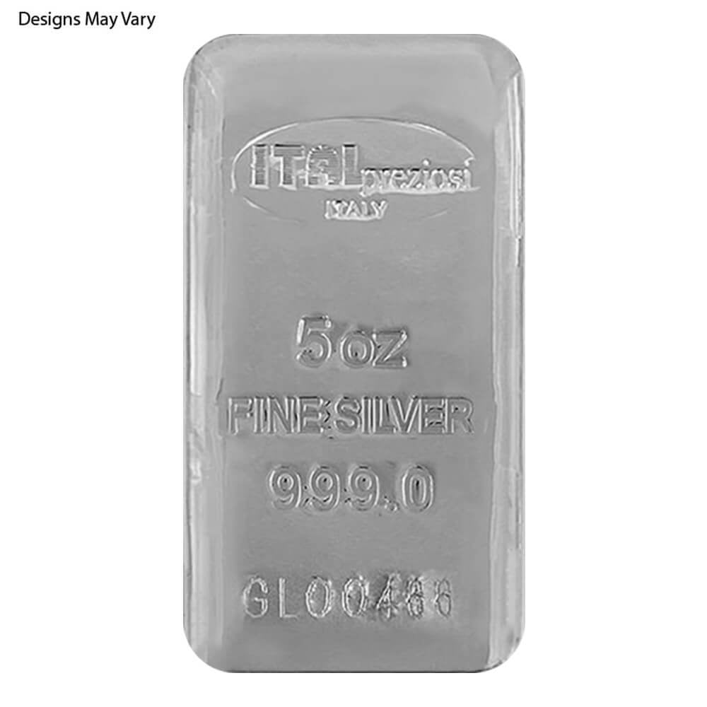Bullion Value Exchange: 5 oz Generic Silver Bar .999 Fine