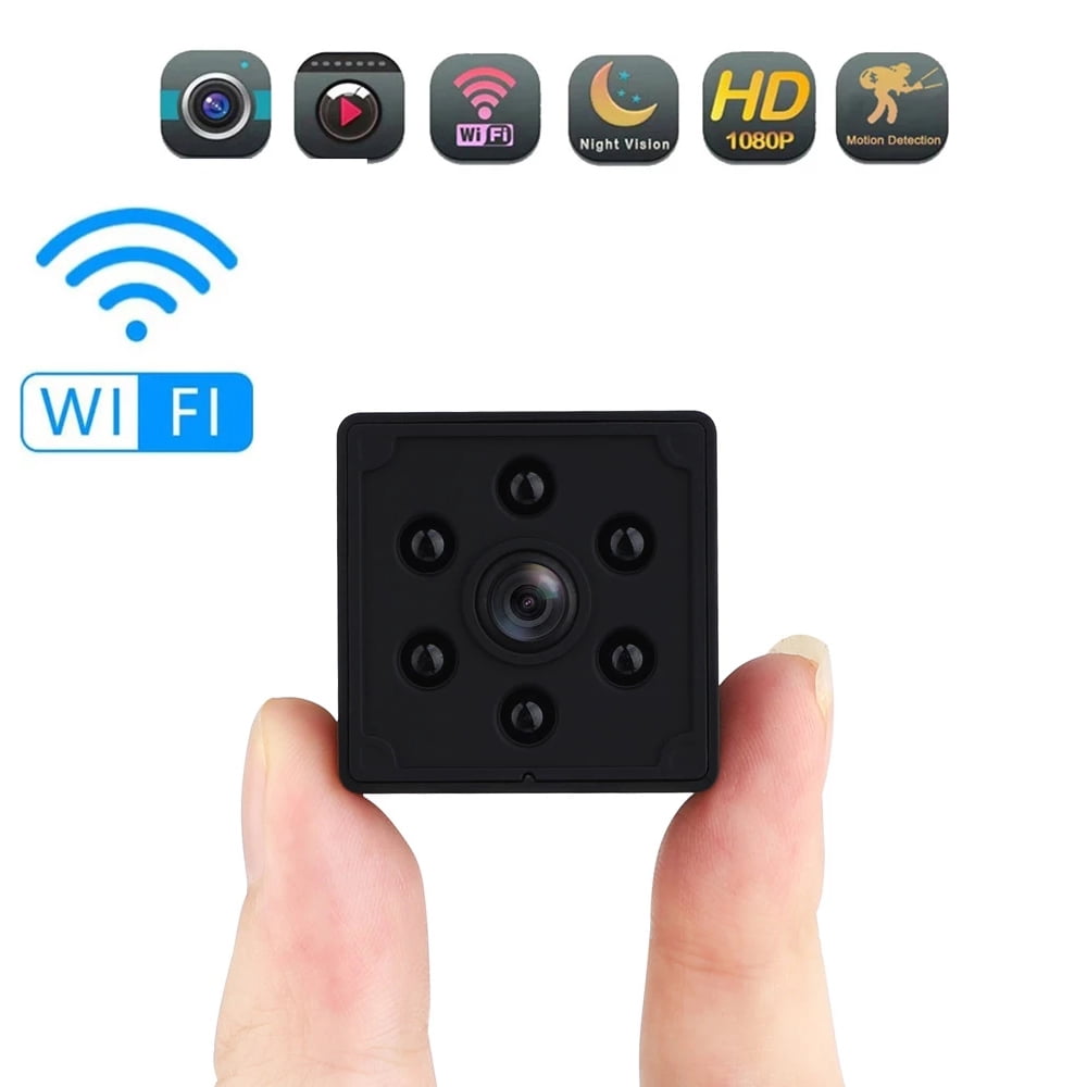 WiFi Waterproof Mini Spy Hidden Camera 1080P Portable Small Full HD Nanny 2 Ways 