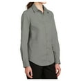 thumbnail image 4 of Mafoose Women's Long Sleeve SuperPro Twill Shirt Monument Grey 3XL, 4 of 4