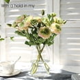thumbnail image 5 of wirlsweal Artificial Flower 6 Heads Single Branch Detailed Not Withered Anti-fall Desktop Decor Multicolor Lotus Shape Fake Flower Home Ornament, 5 of 10