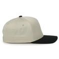thumbnail image 3 of Outdoor Cap OC560 Two-Tone 5-Panel Cap-Ivory-Black, 3 of 8