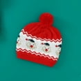 thumbnail image 3 of Christmas Baby Sweater Hat Two-piece Knitted Newborn Cardigan Cute Cartoon Elk Infant Xmas Clothing Set Long Sleeve Winter, 3 of 6