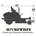 thumbnail image 4 of Waterproof Riding Lawn Mower Tractor Cover Garden Heavy Duty Fit Deck up to 55\", 4 of 10