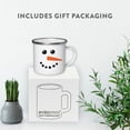 thumbnail image 3 of Koyal Wholesale 11oz. Kids Christmas Hot Chocolate Stainless Steel Campfire Coffee Mug, Snowman with Carrot Nose, 1-Pack, 3 of 4