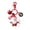 A, variant on VerPetridure Santa Claus Pendant Cute Creative Practical Key Ring Bag Pendant Santa Claus Keychain Cute Creative Practical Keyring School Bag Pendant