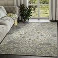 thumbnail image 1 of Abani Eden Collection Grey Beige 5' x 8' Oriental Medallion Modern Area Rug, 1 of 5