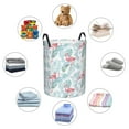 thumbnail image 5 of KLL Tropical Flamingo Waterproof Foldable Laundry Hamper Bucket with Handles for Storage Bin,Kids Room,Home Organizer (Small ), 5 of 7