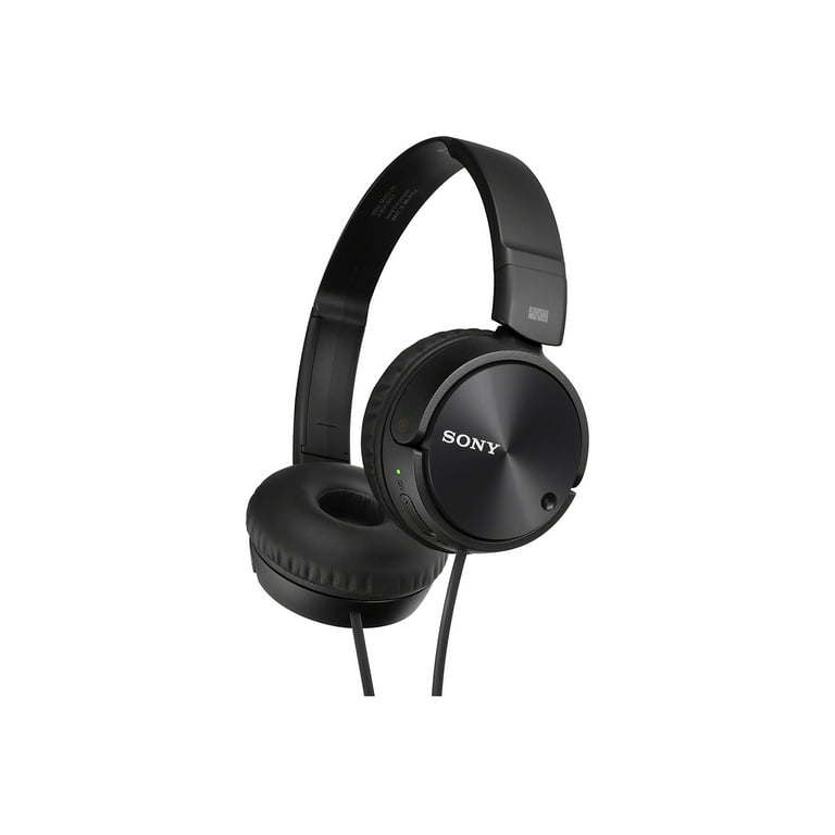 Sony Noise Canceling Headphones Black MDRZX110NC 