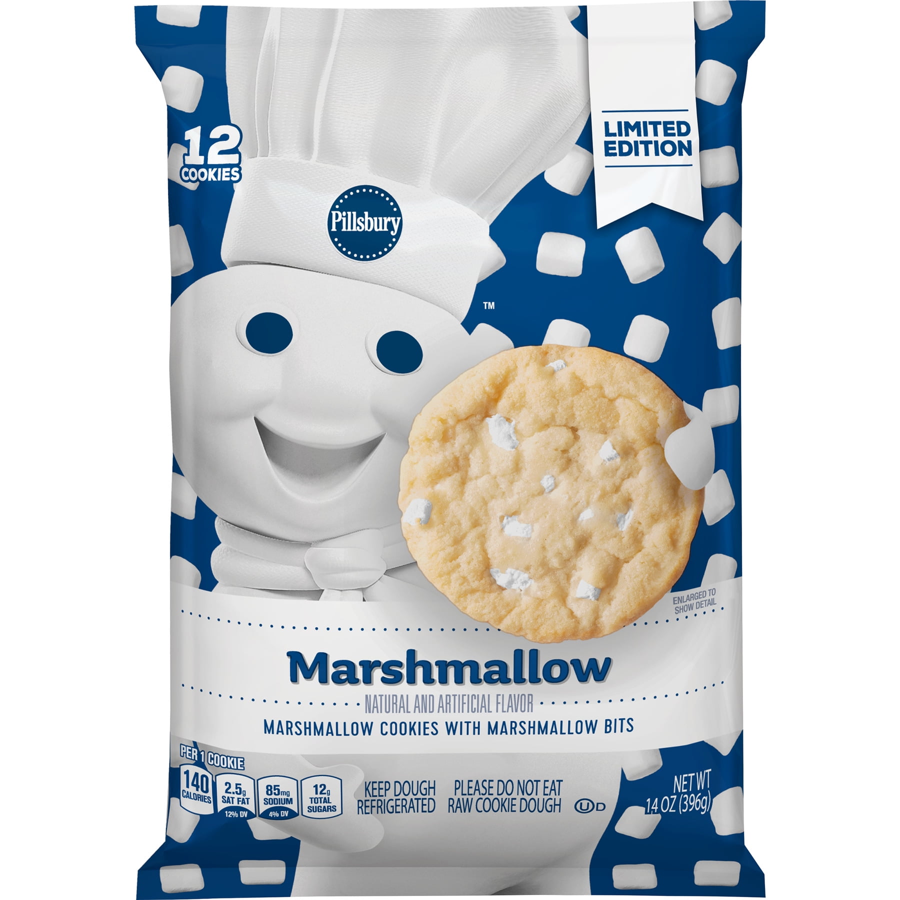 Pillsbury Ready to Bake! Marshmallow Cookies 12 Count ...