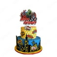 thumbnail image 5 of Avengers Superhero Theme Birthday Party Decoration Balloon Banner Cake Topping Kit, 5 of 5