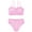 Pink, variant on XBASW Kids Teen Girls 2PCS Swimsuits Summer Bikini Beach Sets Summer Halter Swimwear&nbsp;bathing Suit for 7-14 Years