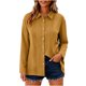 thumbnail image 4 of Neewe Womens Classic Plain Long Sleeve Button Down Shirts Casual Loose Fit Cotton Collared Blouses, 4 of 8
