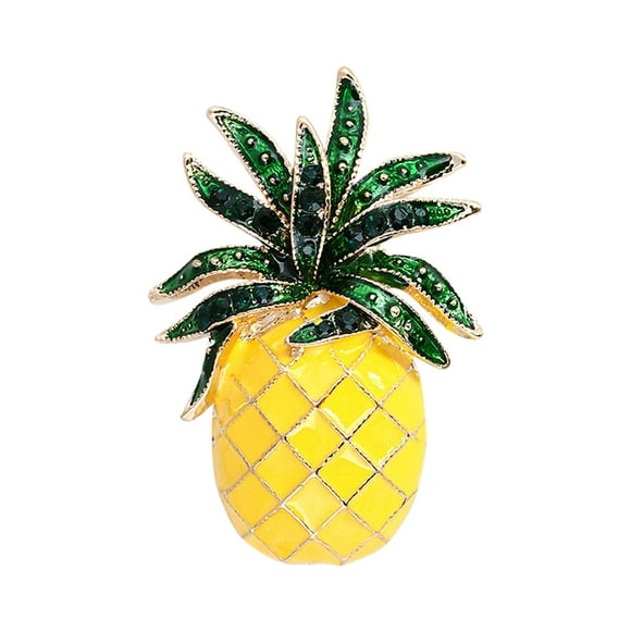 Broche piña Broche piña dulce y exquisito, pequeño y infantil, broche piña de moda, pequeño, fresco, personalidad versátil
