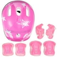 thumbnail image 2 of PartyKindom 1Set Pink Skateboard Protective Gear Set Plastic with Elbow Pads for Safety, 2 of 10