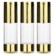 thumbnail image 1 of GOOHOCHY 3 botellas de viaje rellenables, vacías, con dispensador de crema hidratante y bomba de viaje para artículos de tocador, 30 ml., 1 of 8