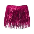 thumbnail image 5 of SRZYMJ Belly Dance Scarf Sequin Tassel Skirt Wrap Sparkly Rave for Women, 5 of 5