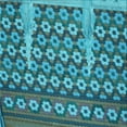 thumbnail image 1 of Ahgly Company Machine Washable Indoor Square Transitional Blue Jay Blue Area Rugs, 7' Square, 1 of 7