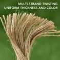 thumbnail image 4 of Crude Jute Rope, 30m Thick Braideds Plant Fiber Rope Hammock Swing Boat Railing, for DIY  Landscaping Boat Railing Garden Fences, 4 of 7