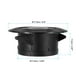 thumbnail image 2 of Cubierta de ventilación redonda ajustable de 5 pulgadas Uxcell, 1 pieza de plástico ABS para el hogar, sala de estar, cocina, oficina, color negro, 2 of 6