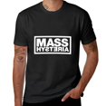thumbnail image 1 of Mass Hysteria Band Rock camiseta francesa en blanco ropa vintage camisetas para hombres paquete, 1 of 6
