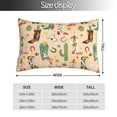 thumbnail image 2 of Cauagu Groovy American Western Footwear Print Pillow Covers with Envelope Closure,1PC Pillow Cases Decorative Pillow Case for Bed & Couch, Pillows Not Included-20"x30", 2 of 6
