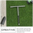 thumbnail image 2 of KAKOWELY Soil Sample Probe Soil Sampler Soil Sampler Probe Stainless Steel T-Handle Soil Sampler Probe,13.78"X6.3"X0.98", 2 of 5