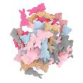 thumbnail image 3 of Shisuyan 50Pcs Hair Accessories Clothing Fur Rabbit Clothes Material Easter DIY Accessories, 3 of 8