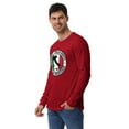 thumbnail image 2 of Italian Heritage Italian Flag Boot Unisex Long Sleeve Tee (Red, XS), 2 of 2