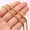 3mm, variant on 3/4/5/6/7MM Women Men Chain Stainless Steel Wheat Braided Gold Tone Necklace Hot