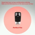 thumbnail image 3 of Key Fob Cover Compatible with Fit for Audi A4 A3 Q3 Q5 Q7 TT TTS RS3 S4 S3 A1 S6 RS4 RS6 Q2L ABS Smart Remote Key Case Keychain Case Holder Protector,1, 3 of 6
