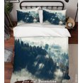 thumbnail image 3 of 3D Bosque Verde Paisaje Funda de edredón Set Ropa de cama Set Funda Nórdica Fundas de almohada, 3 of 3