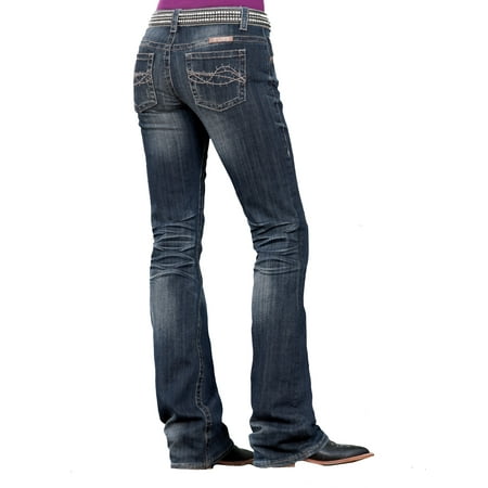 Cowgirl Tuff Don't Fence Me In Dark Plus Jeans 40-R
