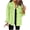 Green, variant on Women's Oversized Jean Jackets Fashion Button Up Frayed Hem Casual Long Sleeve Denim Jean Jacket with Pockets