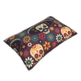 thumbnail image 3 of Fotbe Skulls and Flowers Pillow Cases - Envelope Closure - Luxury, Extra Soft, Cooling Pillow Covers - Wrinkle, Fade, Stain Resistant-16"x24", 3 of 9