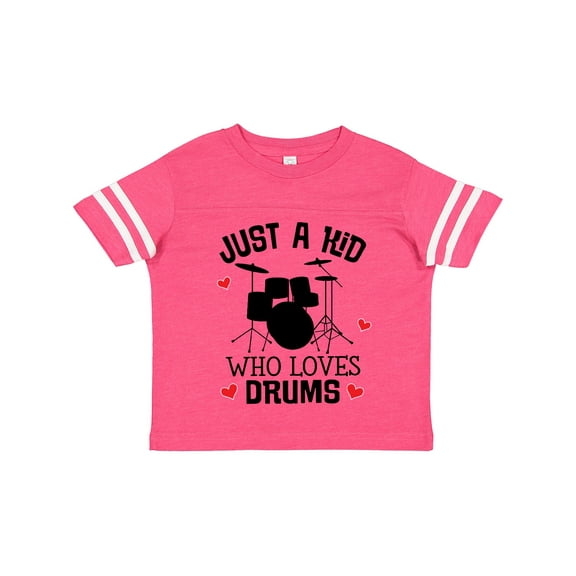 Inktastic Future Drummer Kid Loves Drums Boys or Girls Toddler T-Shirt