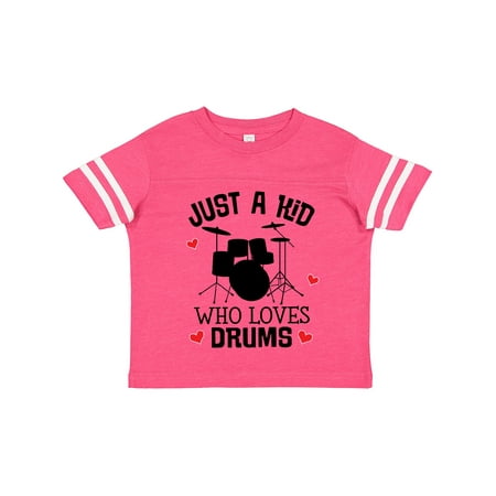 

Inktastic Future Drummer Kid Loves Drums Gift Toddler Boy or Toddler Girl T-Shirt