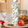 thumbnail image 2 of Pioneer Flower Floral Print Pattern 20oz Skinny Tumbler with Straw & Lid, Double Wall Vacuum Insulated Cup, Leak-Proof, Cup Holder Friendly, Hot 6H Cold 12H, 2 of 6