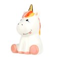 thumbnail image 2 of Tomfeel Unicorne Hucha Cerámica Tarro de dinero Dibujos animados Unicorne Muebles para el hogar Arte Tomfeel Artesanía cerámica, 2 of 2