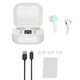 thumbnail image 5 of sweethay ES1 Auriculares inalámbricos Bluetooth 5.0 Auriculares Auriculares deportivos Auriculares con micrófono Caja de carga Auriculares para Blanco 2piezas, 5 of 6