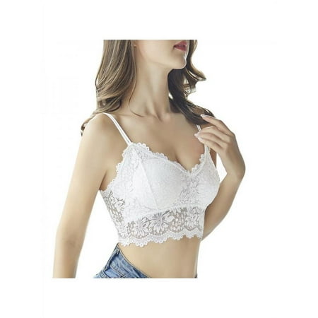 

Lace Bra Camisole Bralette Lace Bandeau Bra Lace Top for Women Girls Sports Daily Favor