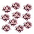 thumbnail image 1 of 10pcs Fabric Camellia Flower Embellishments Applique For DIY Women' Acessories 4.5, 1 of 9