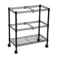 thumbnail image 3 of Safco 2-Tier Rolling File Cart Black Steel, 3 of 3