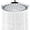 Chrome, variant on BRIGHT SHOWERS Rain Shower Head, 9 Inch High Pressure Waterfall Showerhead with Adjustable Angle and Anti-clogging Silicone Nozzles, Luxury Bathroom Overhead Rainfall Shower Head, Chrome