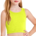 thumbnail image 3 of KyCheLot Girls Crew Neck Tank Tops Backless Solid Color Sleeveless Short Clothes Fitted Racerback Tank Tops, 3 of 7