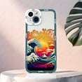 thumbnail image 5 of Funda de teléfono Sea Wave para iPhone 16 15 14 13 12 11 Plus Pro Max Mini XS X XR funda de silicona suave, 5 of 5