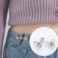 thumbnail image 5 of 1pair Reusable Tighten Waist Button Heart Shape Fastening Buckle for Jeans, 5 of 15
